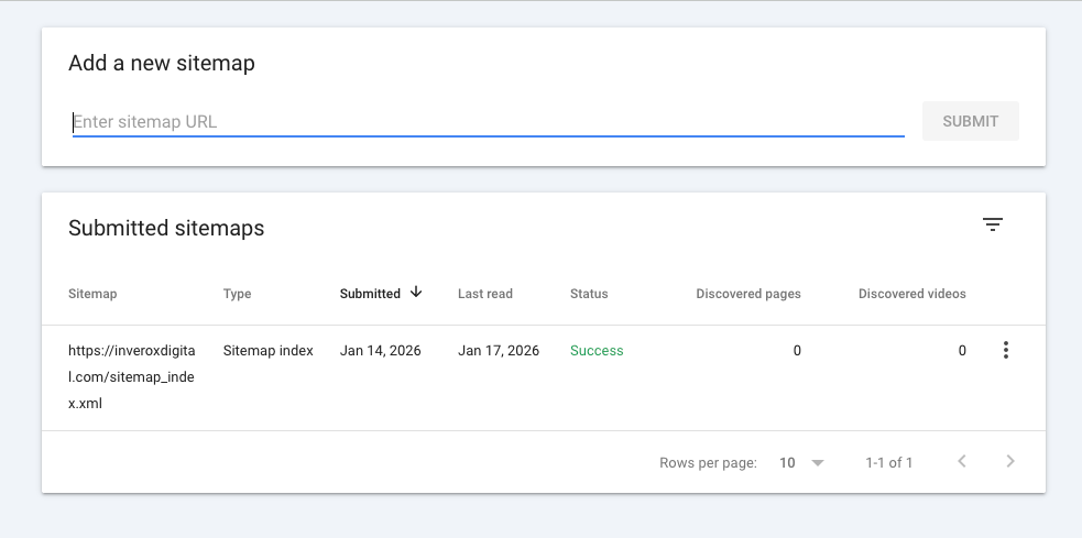 Sitemap example